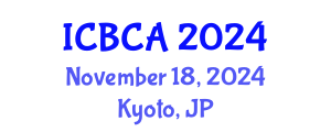International Conference on Bioinorganic Chemistry and Applications (ICBCA) November 18, 2024 - Kyoto, Japan