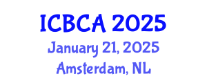 International Conference on Bioinorganic Chemistry and Applications (ICBCA) January 21, 2025 - Amsterdam, Netherlands