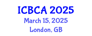 International Conference on Bioinorganic Chemistry and Applications (ICBCA) March 15, 2025 - London, United Kingdom