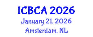 International Conference on Bioinorganic Chemistry and Applications (ICBCA) January 21, 2026 - Amsterdam, Netherlands