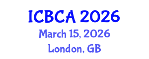 International Conference on Bioinorganic Chemistry and Applications (ICBCA) March 15, 2026 - London, United Kingdom
