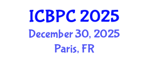 International Conference on Bioinspired Polymers and Composites (ICBPC) December 30, 2025 - Paris, France