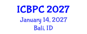 International Conference on Bioinspired Polymers and Composites (ICBPC) January 14, 2027 - Bali, Indonesia International Conference on Bioinspired Polymers and Composites (ICBPC) January 14, 2027 - Bali, Indonesia
