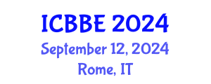 International Conference on Biological and Biomedical Engineering (ICBBE) September 12, 2024 - Rome, Italy