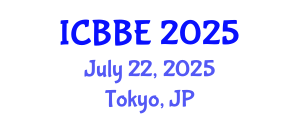 International Conference on Biological and Biomedical Engineering (ICBBE) July 22, 2025 - Tokyo, Japan