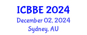 International Conference on Biological and Bioprocess Engineering (ICBBE) December 02, 2024 - Sydney, Australia