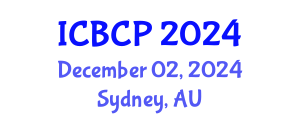 International Conference on Biological and Chemical Processes (ICBCP) December 02, 2024 - Sydney, Australia