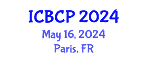 International Conference on Biological and Chemical Processes (ICBCP) May 16, 2024 - Paris, France