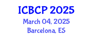 International Conference on Biological and Chemical Processes (ICBCP) March 04, 2025 - Barcelona, Spain