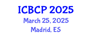 International Conference on Biological and Chemical Processes (ICBCP) March 25, 2025 - Madrid, Spain