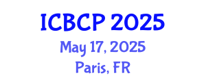 International Conference on Biological and Chemical Processes (ICBCP) May 17, 2025 - Paris, France