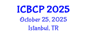 International Conference on Biological and Chemical Processes (ICBCP) October 25, 2025 - Istanbul, Turkey
