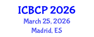 International Conference on Biological and Chemical Processes (ICBCP) March 25, 2026 - Madrid, Spain