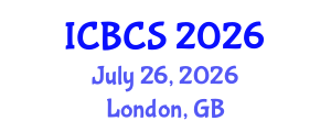 International Conference on Biological and Chemical Sciences (ICBCS) July 26, 2026 - London, United Kingdom