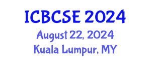 International Conference on Biological and Chemical Systems Engineering (ICBCSE) August 22, 2024 - Kuala Lumpur, Malaysia