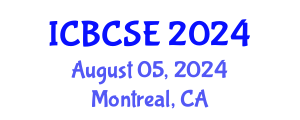 International Conference on Biological and Chemical Systems Engineering (ICBCSE) August 05, 2024 - Montreal, Canada