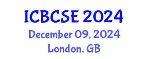 International Conference on Biological and Chemical Systems Engineering (ICBCSE) December 09, 2024 - London, United Kingdom