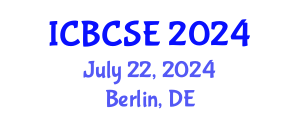 International Conference on Biological and Chemical Systems Engineering (ICBCSE) July 22, 2024 - Berlin, Germany