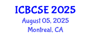 International Conference on Biological and Chemical Systems Engineering (ICBCSE) August 05, 2025 - Montreal, Canada