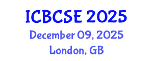 International Conference on Biological and Chemical Systems Engineering (ICBCSE) December 09, 2025 - London, United Kingdom