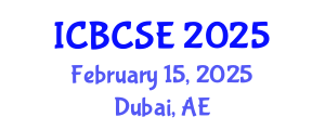 International Conference on Biological and Chemical Systems Engineering (ICBCSE) February 15, 2025 - Dubai, United Arab Emirates