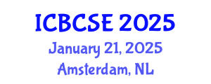 International Conference on Biological and Chemical Systems Engineering (ICBCSE) January 21, 2025 - Amsterdam, Netherlands