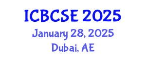 International Conference on Biological and Chemical Systems Engineering (ICBCSE) January 28, 2025 - Dubai, United Arab Emirates