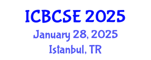 International Conference on Biological and Chemical Systems Engineering (ICBCSE) January 28, 2025 - Istanbul, Turkey