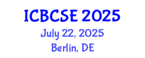 International Conference on Biological and Chemical Systems Engineering (ICBCSE) July 22, 2025 - Berlin, Germany