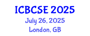 International Conference on Biological and Chemical Systems Engineering (ICBCSE) July 26, 2025 - London, United Kingdom