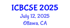 International Conference on Biological and Chemical Systems Engineering (ICBCSE) July 12, 2025 - Ottawa, Canada