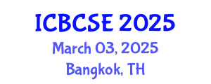 International Conference on Biological and Chemical Systems Engineering (ICBCSE) March 03, 2025 - Bangkok, Thailand