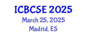 International Conference on Biological and Chemical Systems Engineering (ICBCSE) March 25, 2025 - Madrid, Spain