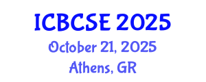 International Conference on Biological and Chemical Systems Engineering (ICBCSE) October 21, 2025 - Athens, Greece