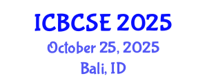 International Conference on Biological and Chemical Systems Engineering (ICBCSE) October 25, 2025 - Bali, Indonesia