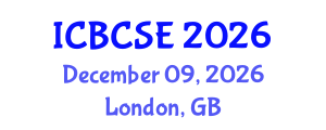 International Conference on Biological and Chemical Systems Engineering (ICBCSE) December 09, 2026 - London, United Kingdom International Conference on Biological and Chemical Systems Engineering (ICBCSE) December 09, 2026 - London, United Kingdom