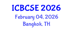 International Conference on Biological and Chemical Systems Engineering (ICBCSE) February 04, 2026 - Bangkok, Thailand