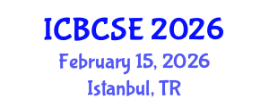 International Conference on Biological and Chemical Systems Engineering (ICBCSE) February 15, 2026 - Istanbul, Turkey