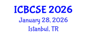 International Conference on Biological and Chemical Systems Engineering (ICBCSE) January 28, 2026 - Istanbul, Turkey