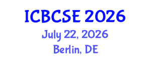 International Conference on Biological and Chemical Systems Engineering (ICBCSE) July 22, 2026 - Berlin, Germany