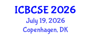 International Conference on Biological and Chemical Systems Engineering (ICBCSE) July 19, 2026 - Copenhagen, Denmark