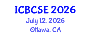 International Conference on Biological and Chemical Systems Engineering (ICBCSE) July 12, 2026 - Ottawa, Canada