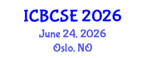 International Conference on Biological and Chemical Systems Engineering (ICBCSE) June 24, 2026 - Oslo, Norway