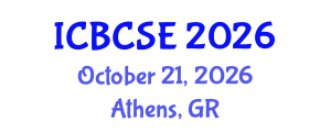 International Conference on Biological and Chemical Systems Engineering (ICBCSE) October 21, 2026 - Athens, Greece