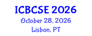 International Conference on Biological and Chemical Systems Engineering (ICBCSE) October 28, 2026 - Lisbon, Portugal