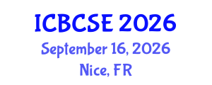 International Conference on Biological and Chemical Systems Engineering (ICBCSE) September 16, 2026 - Nice, France International Conference on Biological and Chemical Systems Engineering (ICBCSE) September 16, 2026 - Nice, France