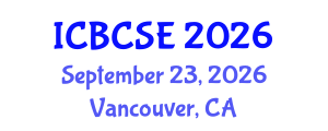 International Conference on Biological and Chemical Systems Engineering (ICBCSE) September 23, 2026 - Vancouver, Canada