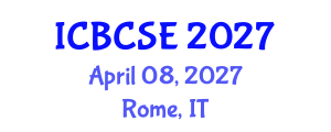 International Conference on Biological and Chemical Systems Engineering (ICBCSE) April 08, 2027 - Rome, Italy International Conference on Biological and Chemical Systems Engineering (ICBCSE) April 08, 2027 - Rome, Italy