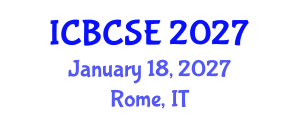 International Conference on Biological and Chemical Systems Engineering (ICBCSE) January 18, 2027 - Rome, Italy International Conference on Biological and Chemical Systems Engineering (ICBCSE) January 18, 2027 - Rome, Italy