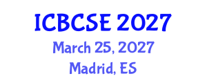 International Conference on Biological and Chemical Systems Engineering (ICBCSE) March 25, 2027 - Madrid, Spain